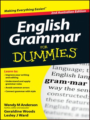 cover image of English Grammar For Dummies